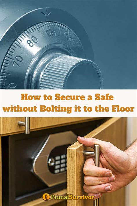 how to secure a safe without bolting